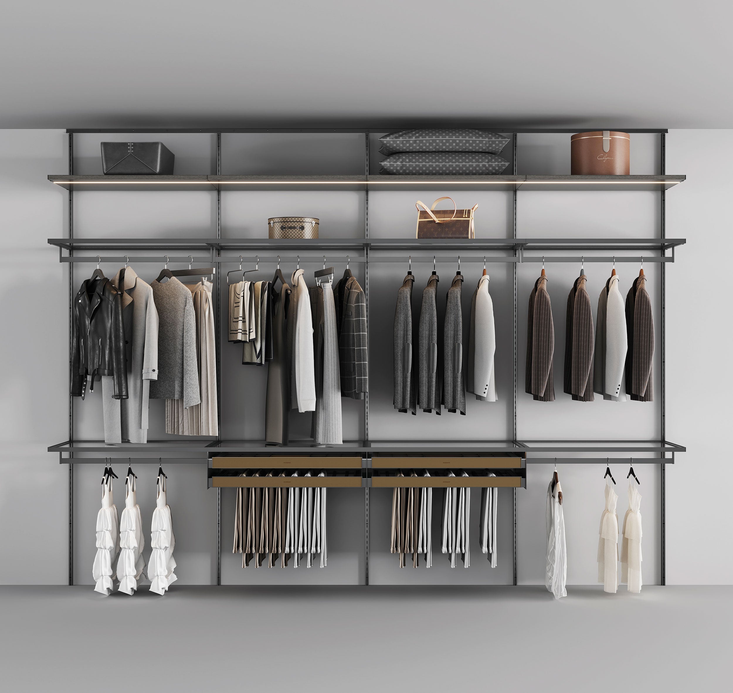 Hanging Wall-Mounted Closet | FLOATA Series